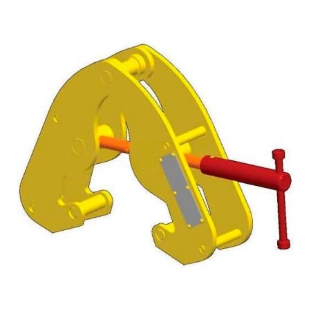 Machining & Welding By Olsen M&W Small Frame Clamp (f/Wide Flange Beams) - 4480 Lb. Capacity 13553
